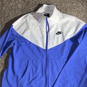Nike Women's Blue and White Jacket